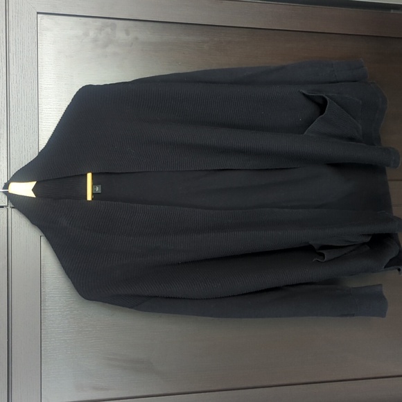 Ann Taylor Black Knit Cardigan - Small Good Condition - Picture 2 of 5